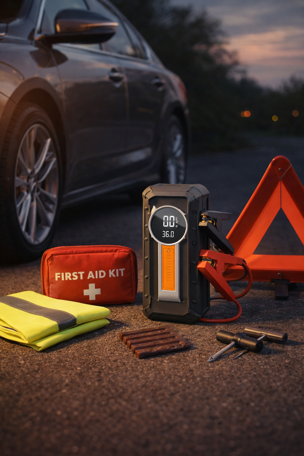 Аварийен стартер за кола с компресор – решение при всяка ситуация